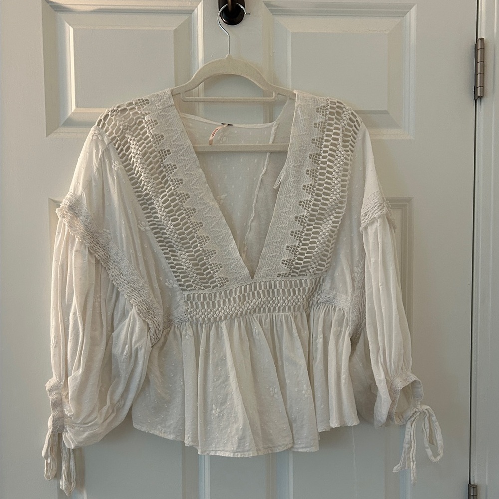 Elegant White Women's Free People Top